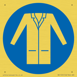 Custom Mandatory: Wear a lab coat